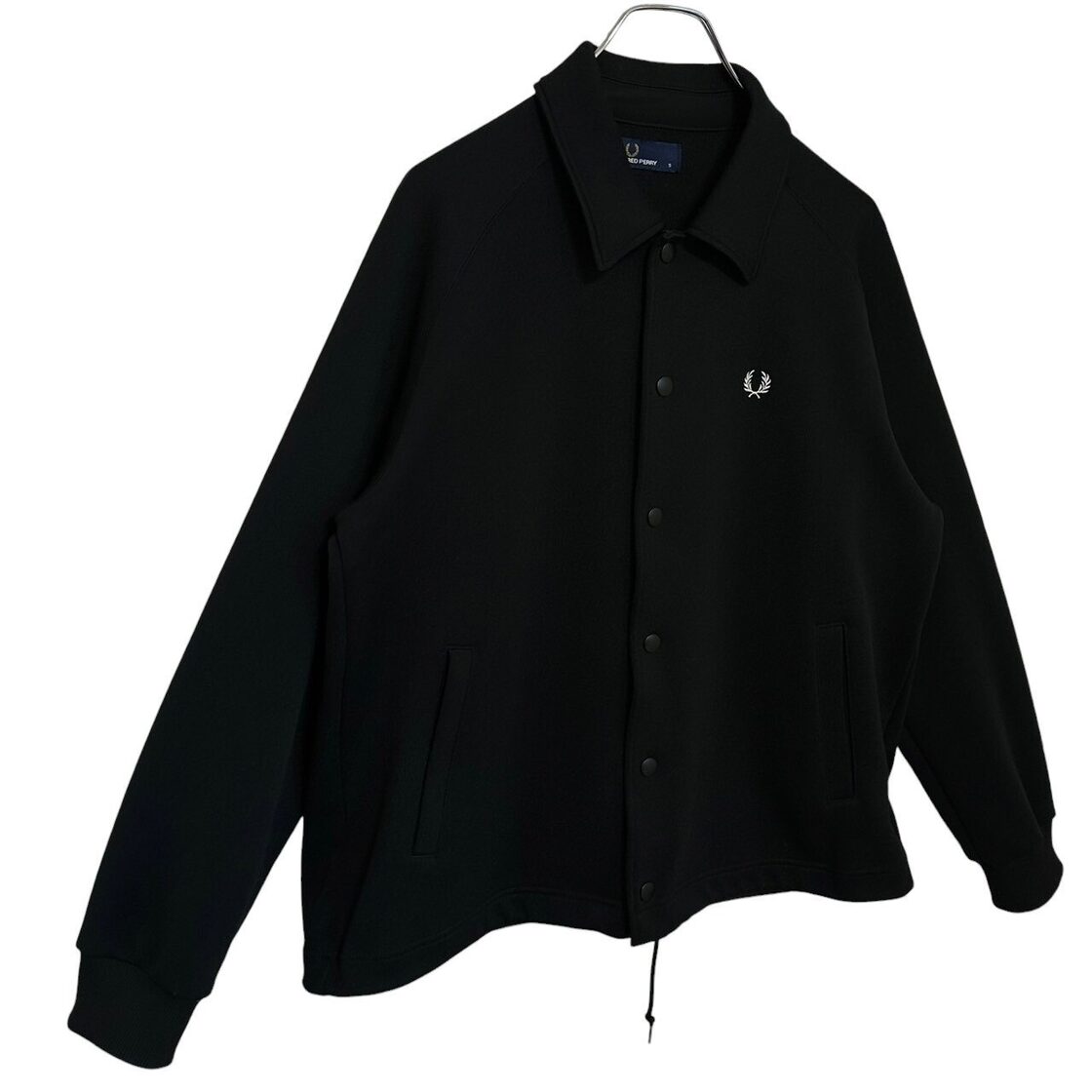 FRED PERRY フレッドペリー コーチジャケット 刺繍ロゴ ワンポイント 