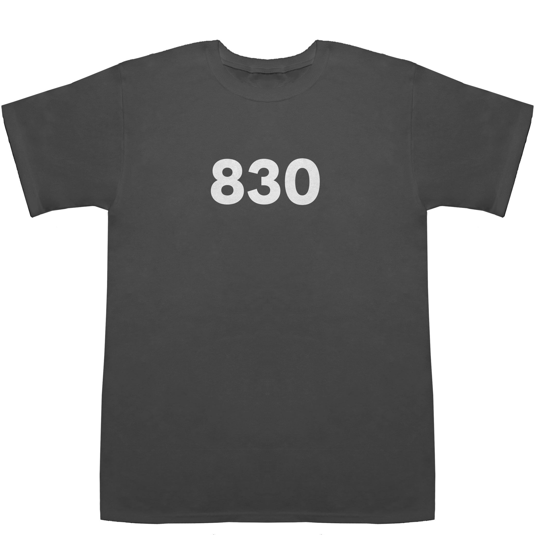 830 T-shirts【Tシャツ】【数字】【番号】 | PAY ID 830 T-shirts【Tシャツ】【数字】【番号】 | PAY ID