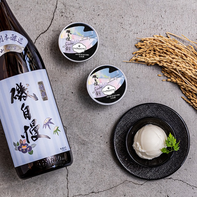 【送料無料】「磯自慢」日本酒ジェラートBOX 6個セット