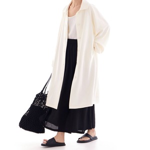 ワイドスリーブオーバーサイズロングシャツ　00466