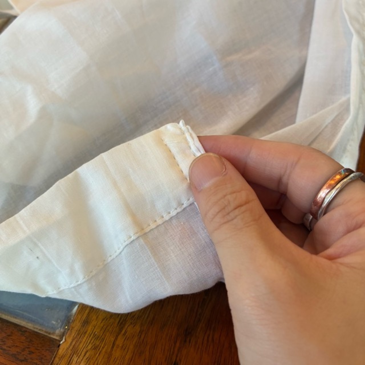 TOPANGA Homefurnishing India Cotton Voil Ribbon curtain　インド　コットンボイルリボンカーテン　110×200cm　ホワイト　白　綿　ナチュラル　レースカーテン　ドレープカーテン　薄手　キッチン　カフェカーテン　バルーンカーテン　カーテンポール　暖簾
