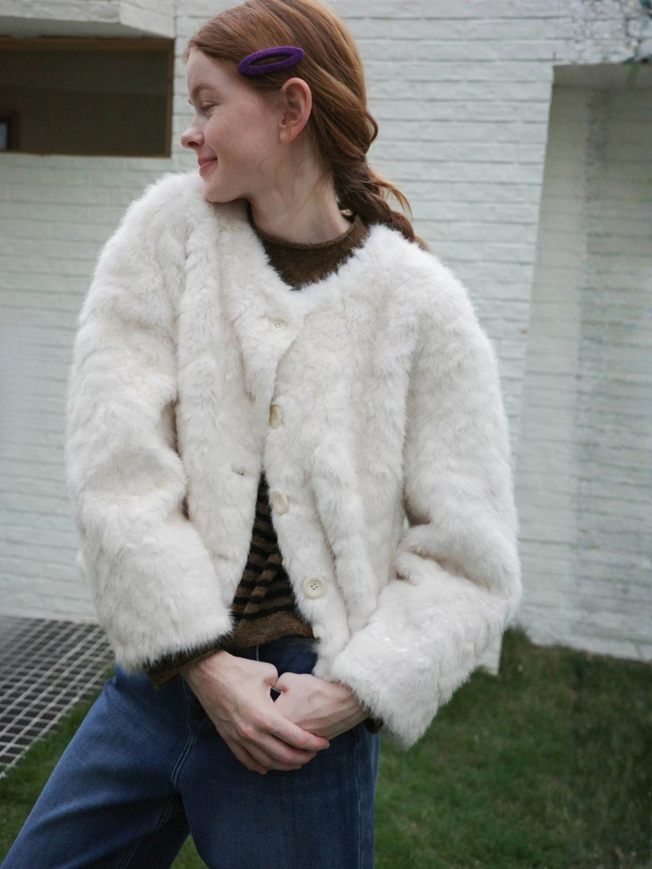Douce Faux Fur Jacket F0868