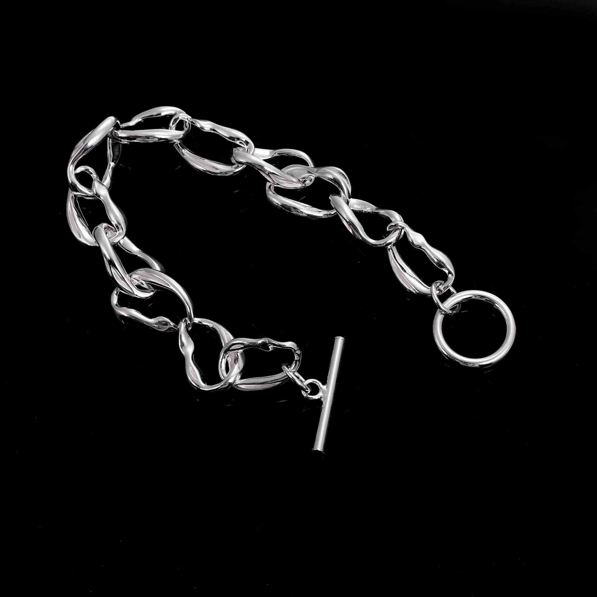 美品925リンクチェーン ブレスレットKTL BRACELET chain bracelet (B6) | Wanna shop