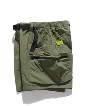 ベルト付き ワイド カーゴ ショートパンツ