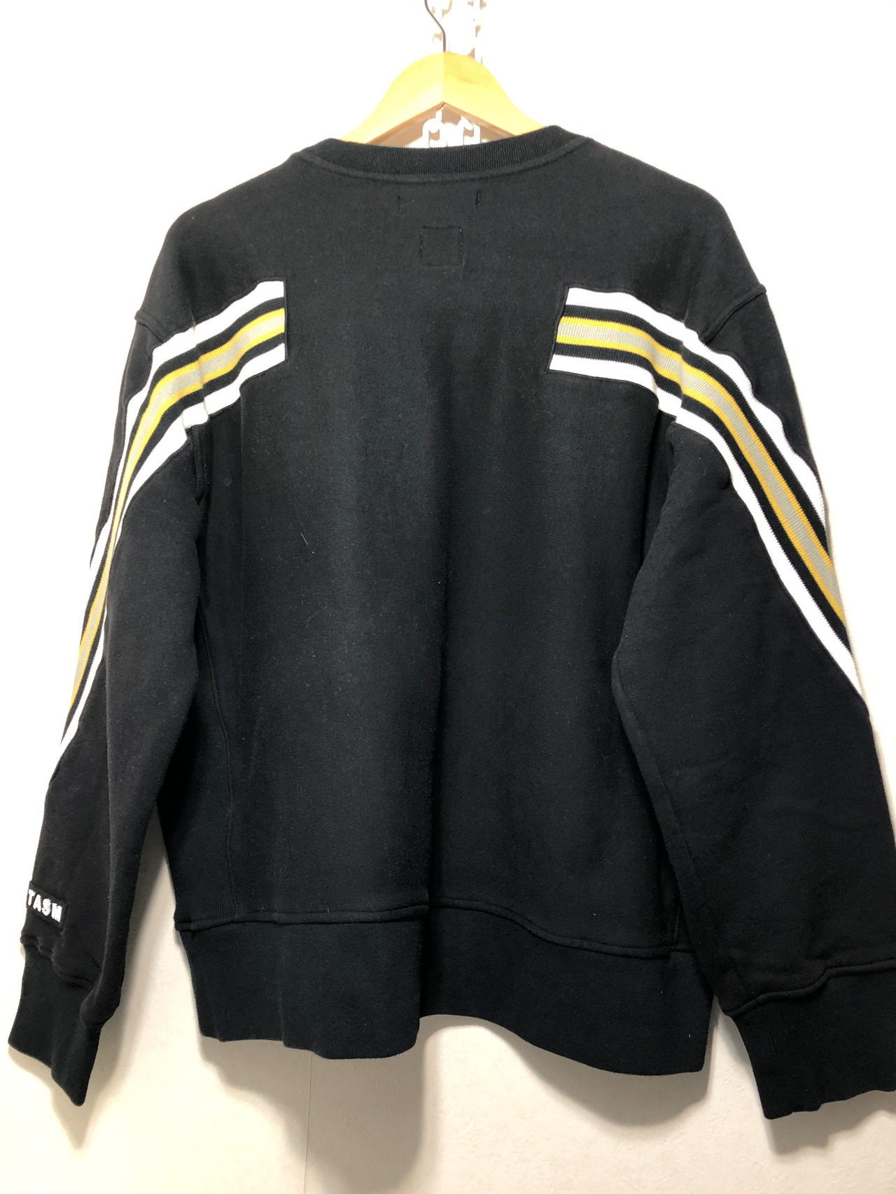 032091 FACETASM KOSUKE KAWAMURA RIB XXL LOGO SWEAT 5 ブラック 