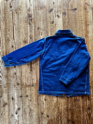 70's～ OSH KOSH B'GOSH デニムカバーオール 濃紺 表記(42) USA製