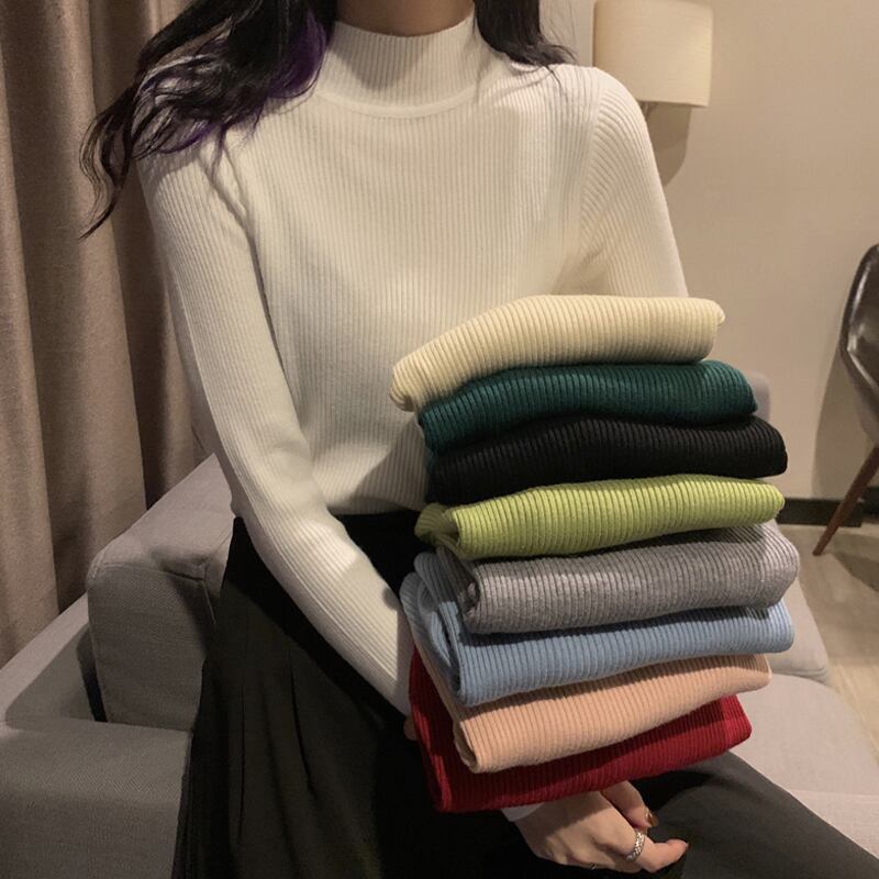 ホワイトカラーシャツ スプリングセーター スリム ロング 春物 タイツ ストッキング ソックス スーパーモール11476650512