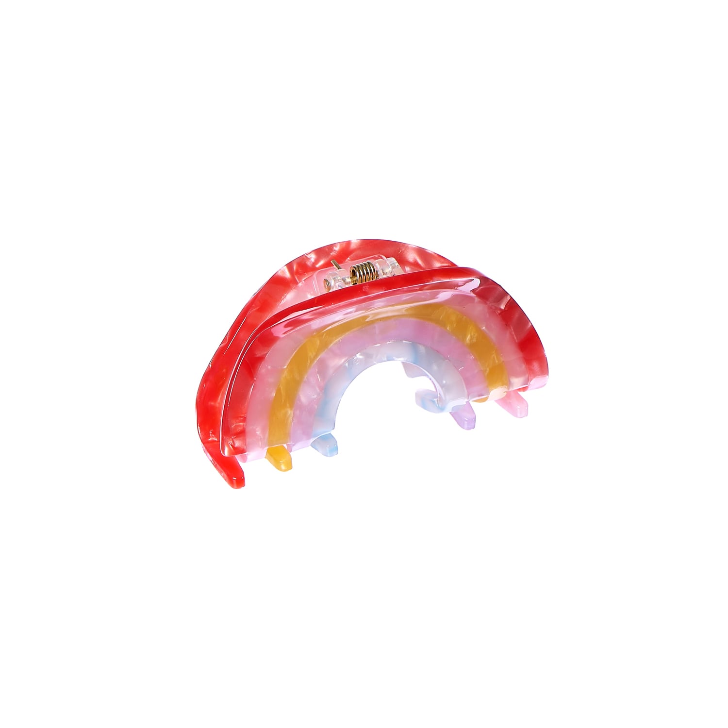 CLW2402-Shimmer Rainbow Claw Clip-MULT