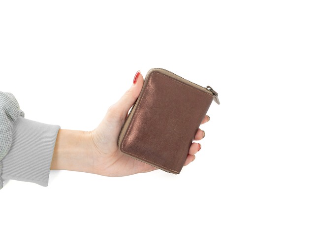 ワックス加工の長財布【DD319】