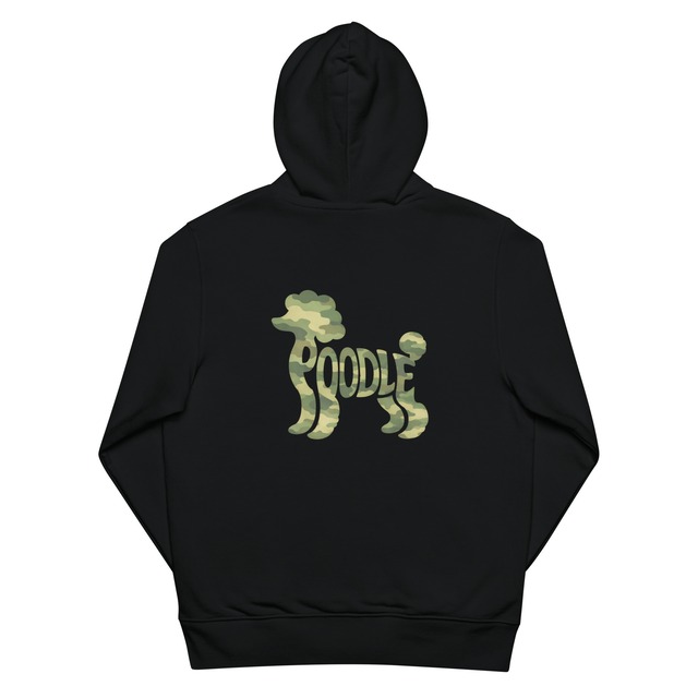 タイポプードル パーカー_バックプリント[P0095]