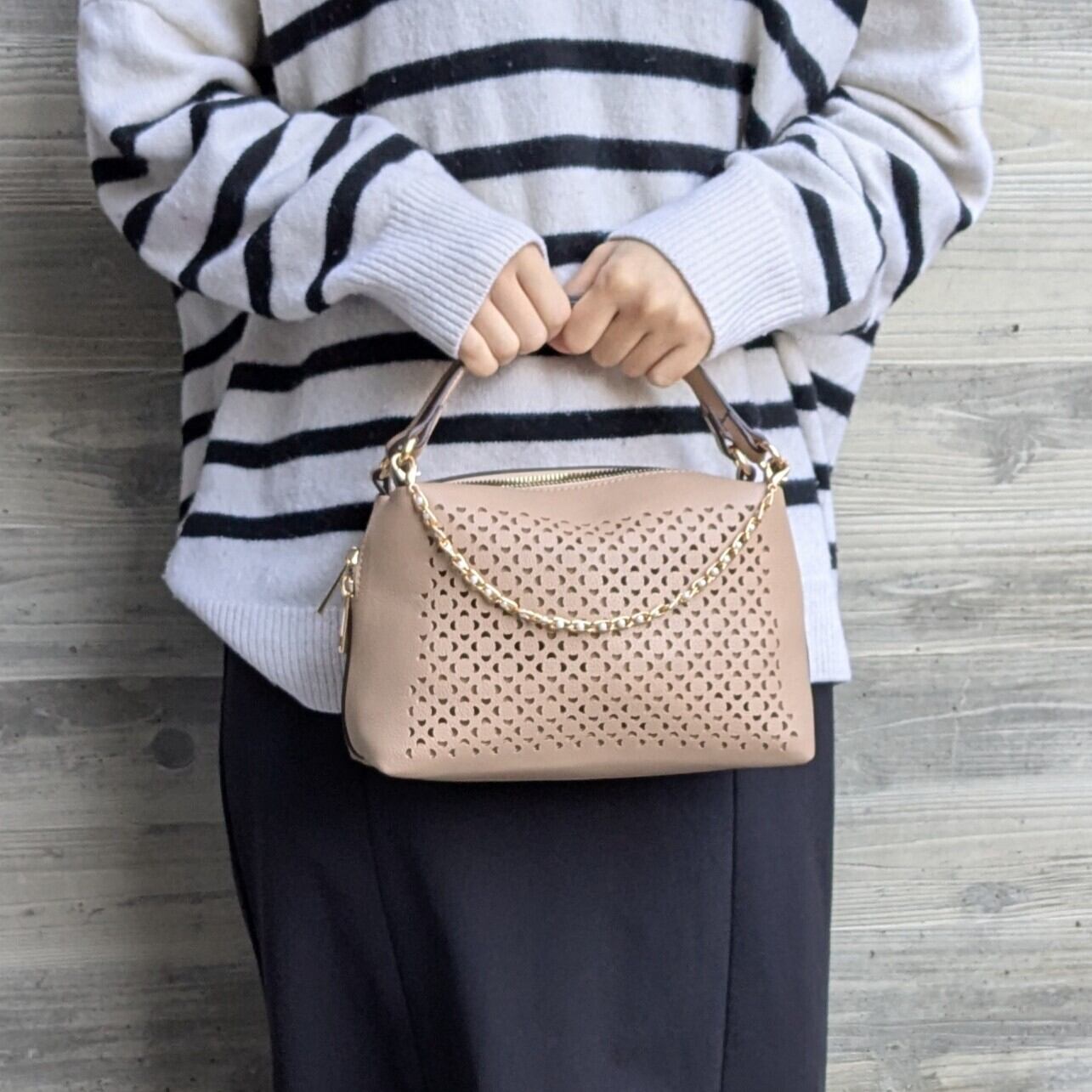 【SELECT】パンチング2WAYハンドバッグ