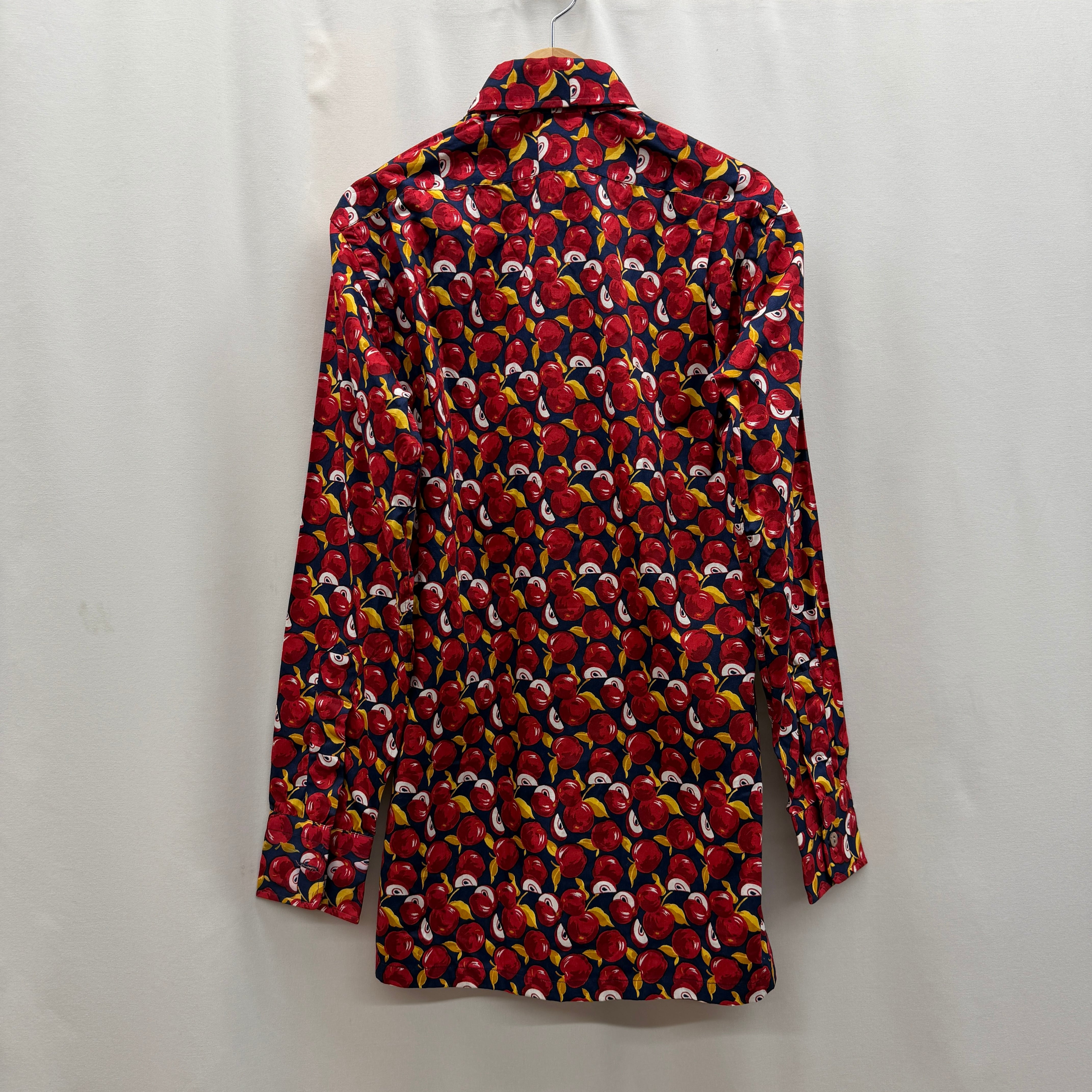 VINTAGE】70s vintage shirt リンゴ柄 シャツ | no pain no gain(ノー