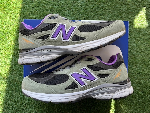 NEW BALANCE 990V3 GREEN/PURPLE M990TC3 29cm D 36748