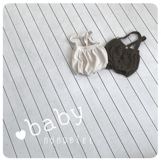 bebe root romper【nunubiel】※7月中旬〜下旬発送予定