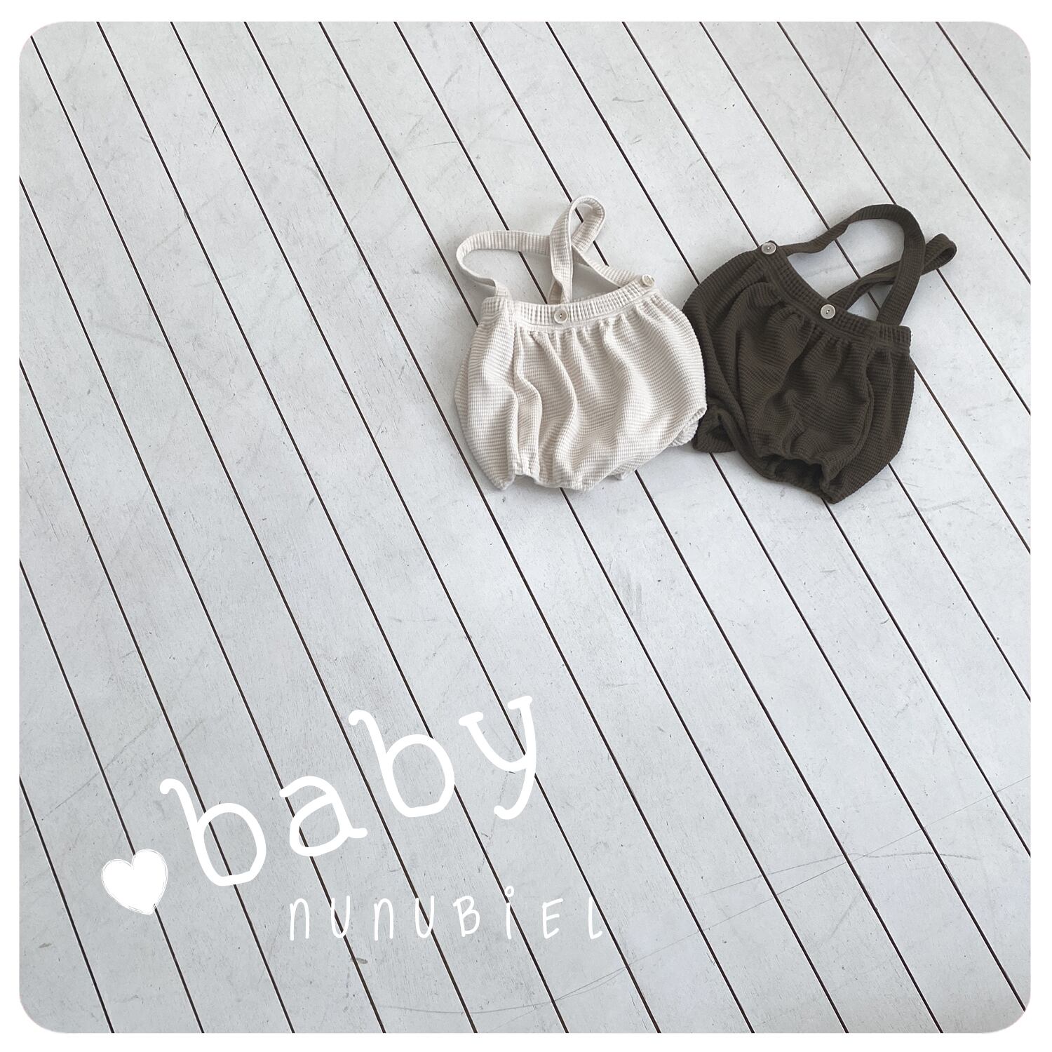 bebe root romper【nunubiel】※7月中旬〜下旬発送予定