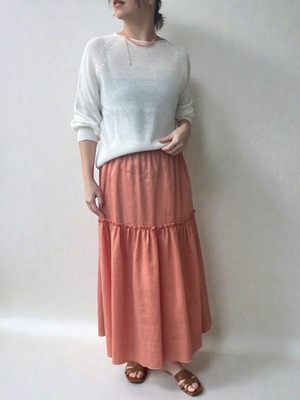 ラメカミファインプルオーバー(アイボリー)