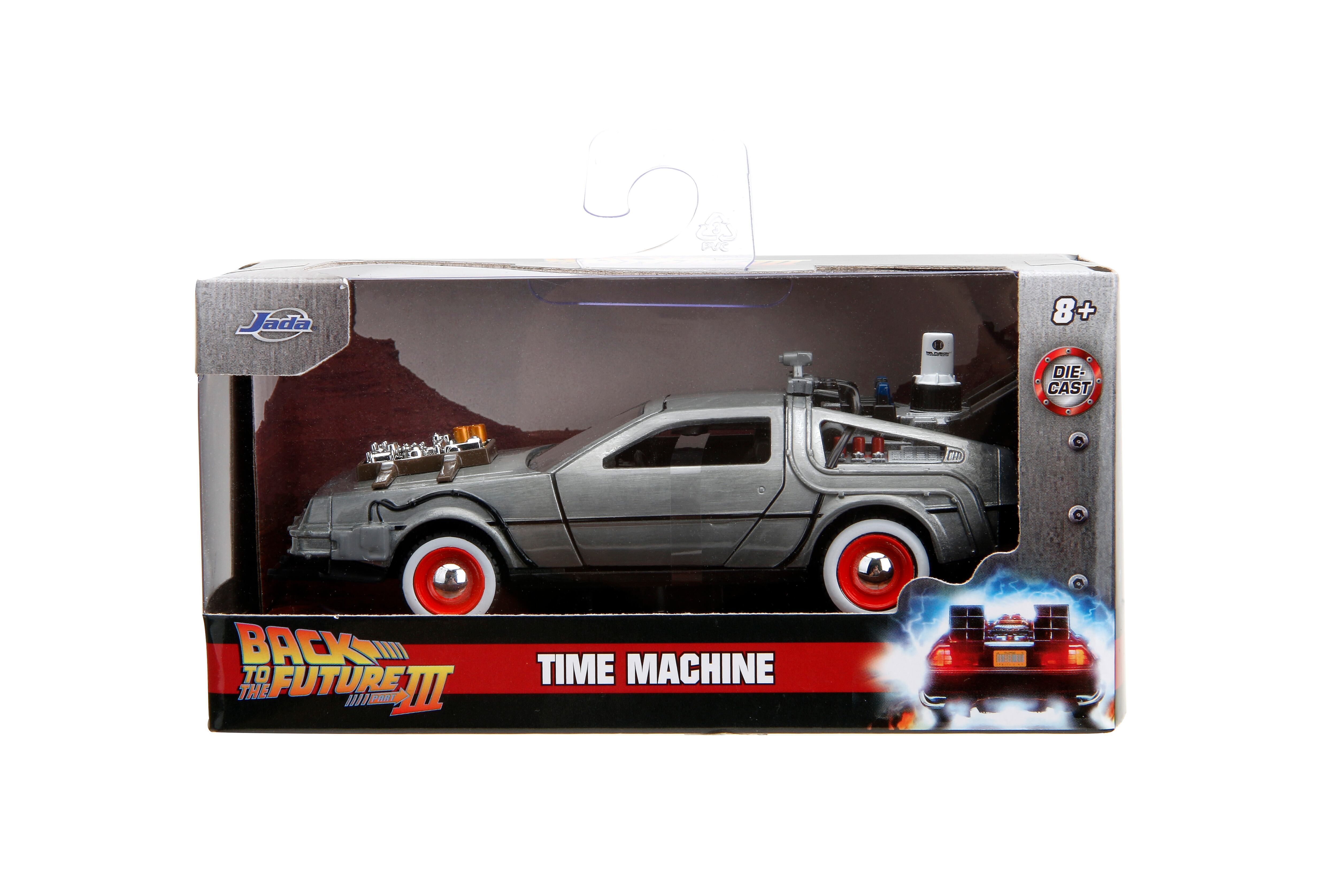 【 バック・トゥ・ザ・フューチャー 】 JADA 1/32 ダイキャストミニカー  『 delorean / デロリアン 』 バック・トゥ・ザ・フューチャー PART3 〚アメリカン雑貨 アメトイ〛