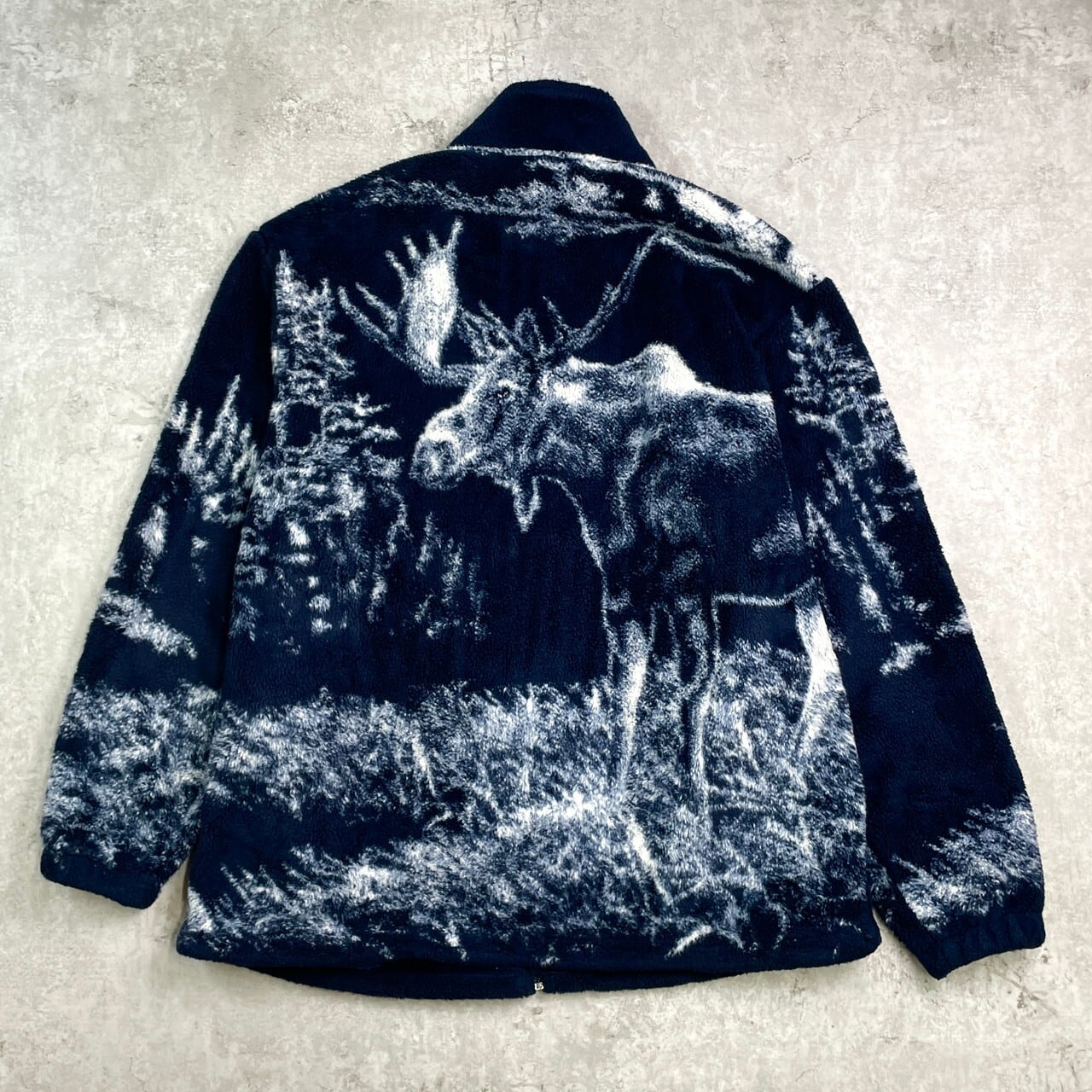 90年代 Art Unlimited アニマル柄 フリースジャケット メンズL相当