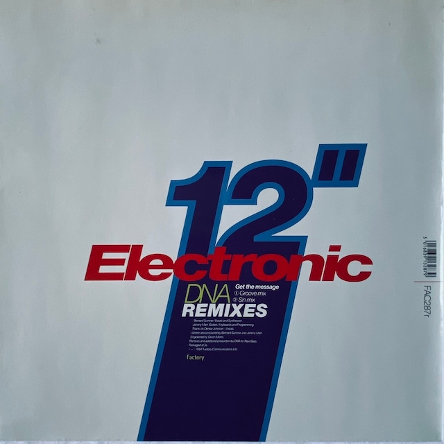 【12EP】Electronic ‎– Get The Message (DNA Remixes)