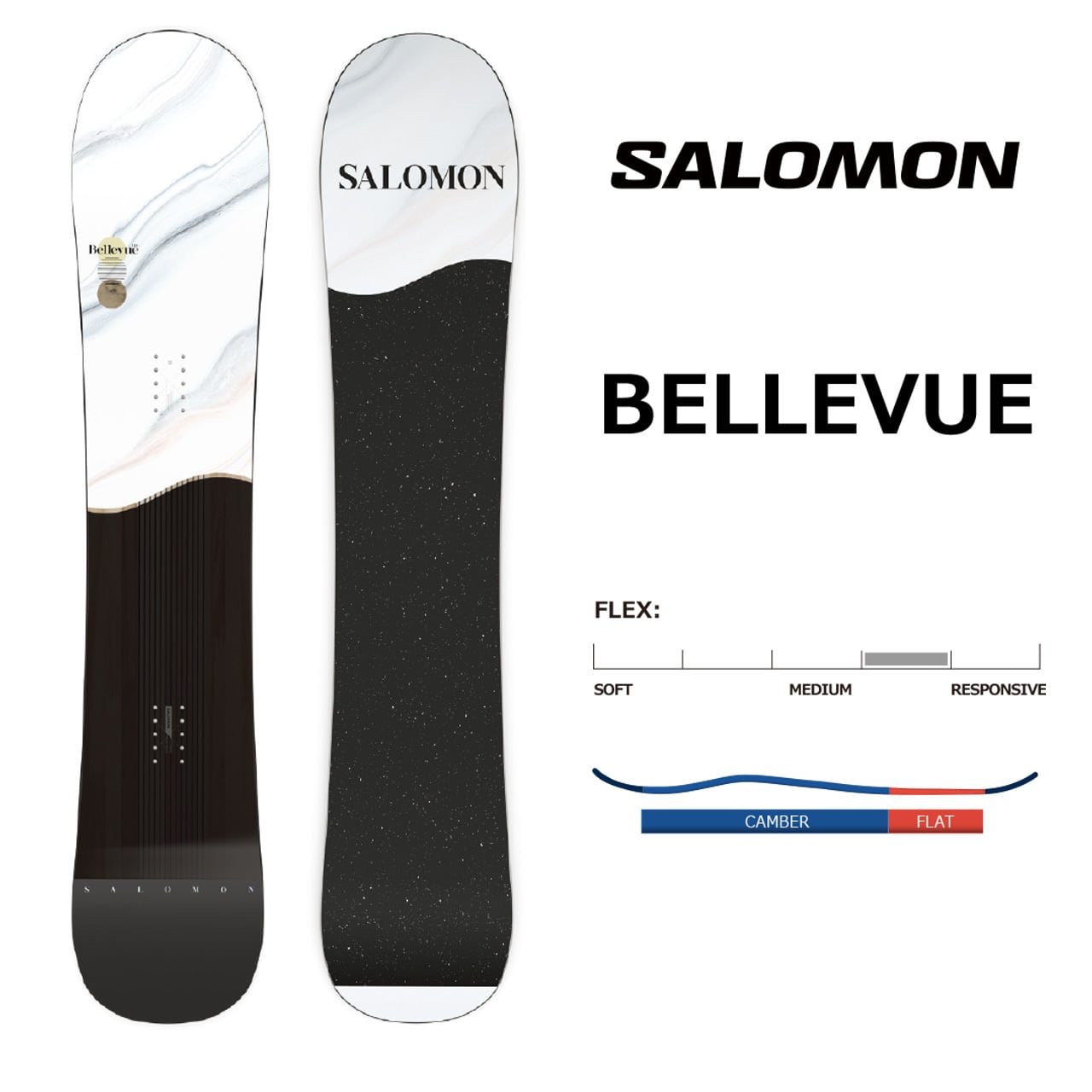 サロモン SALOMON スノーボードレディース BELLEVUE 22-23 - ボード
