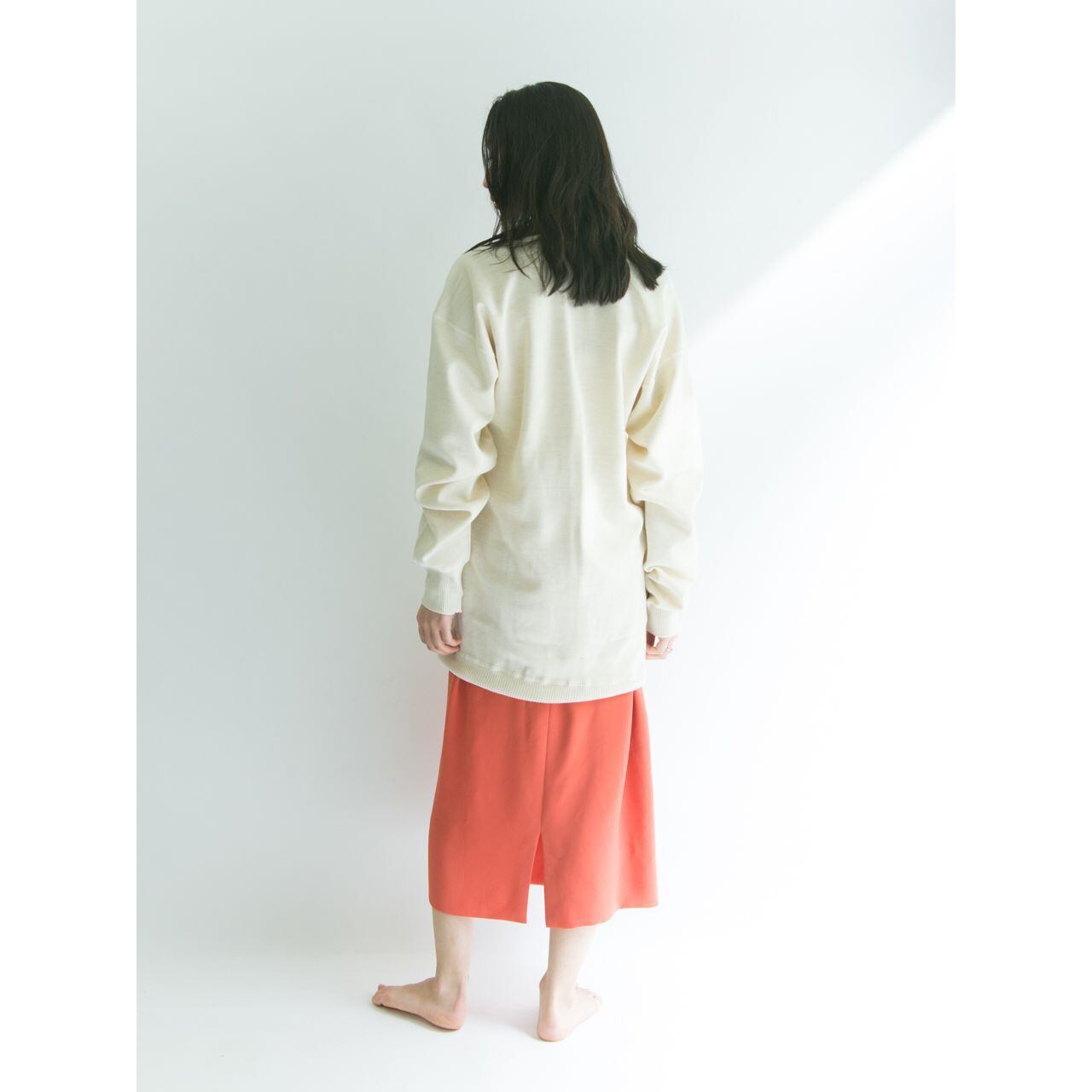 【Made in France】Midi length flare skirt(フランス製ミディ丈フレアギャザースカート)2d