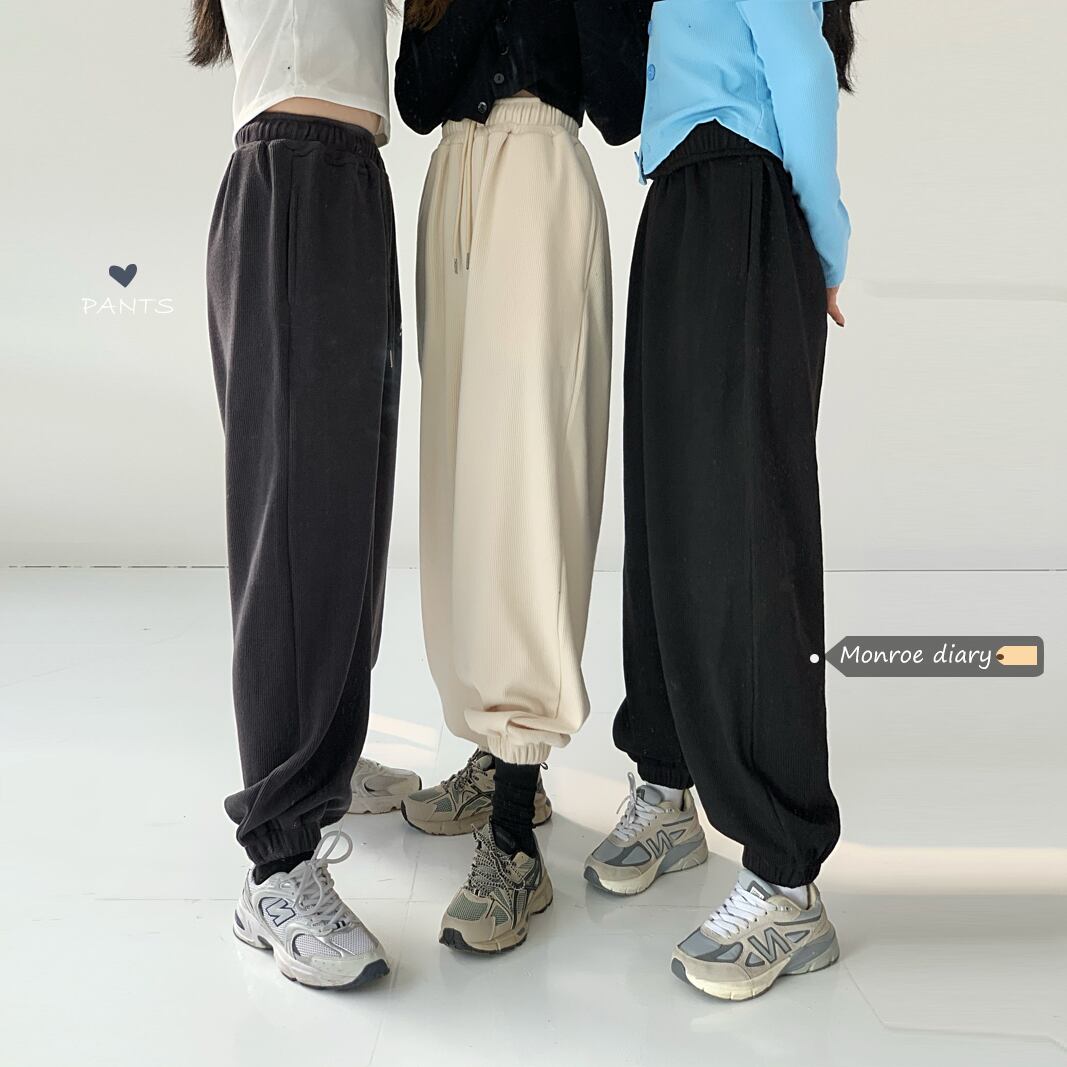 グレーハイウェストウェストギャザーワイドレッグパンツ レディーススプリングオータムロング 春物 秋物 ワイドパンツ モンロー60547878973