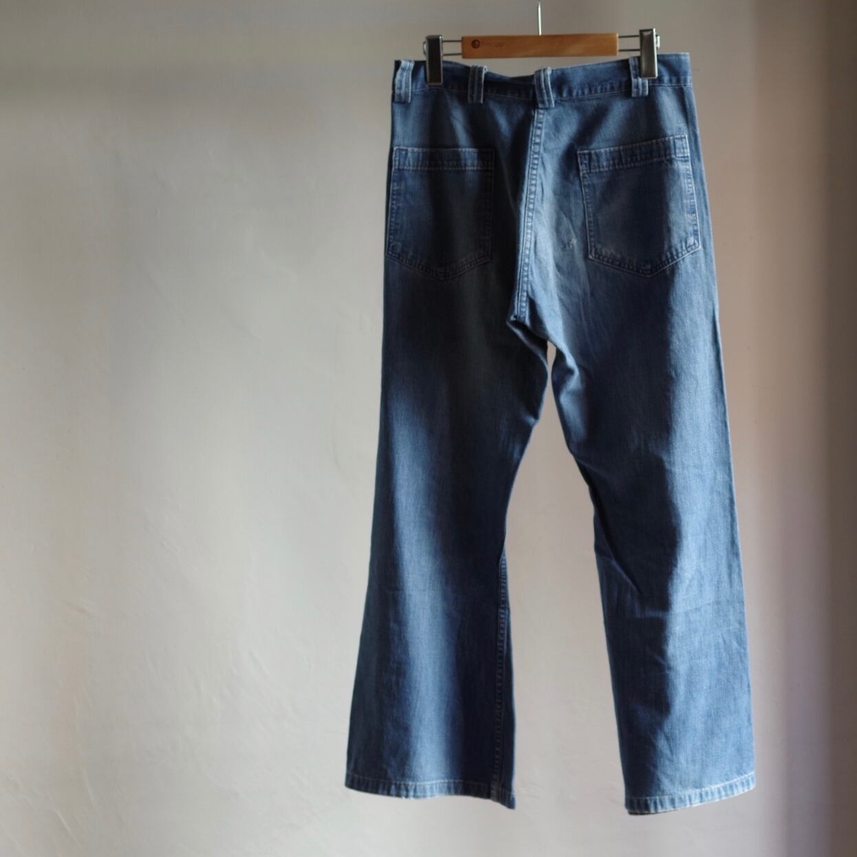 Seafarer Denim Marine Pants / デニム フレアー パンツ / 巻きパン