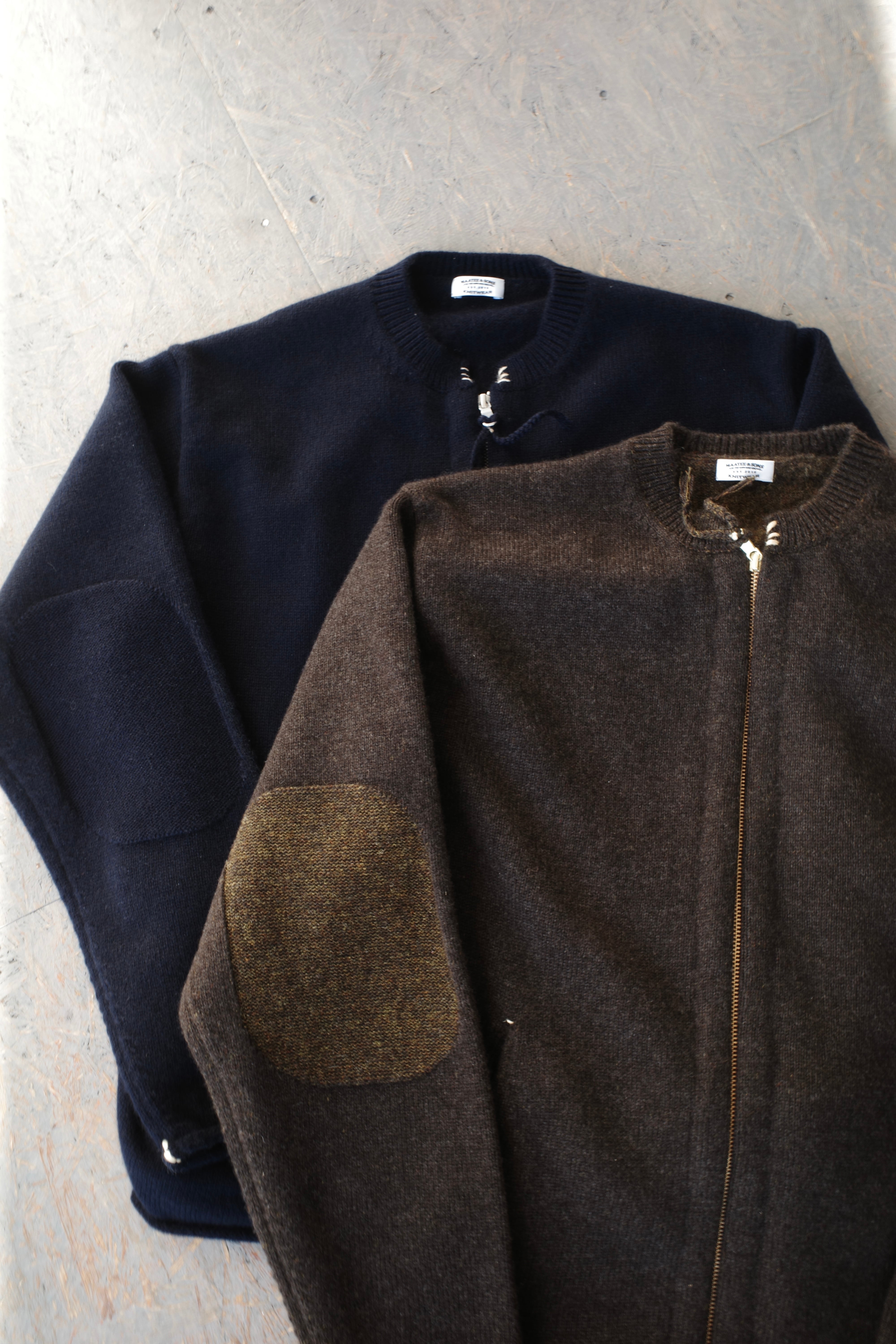MAATEE&SONS / ひょっとこ起毛 ZIP Jacket (NAVY) | LiNN