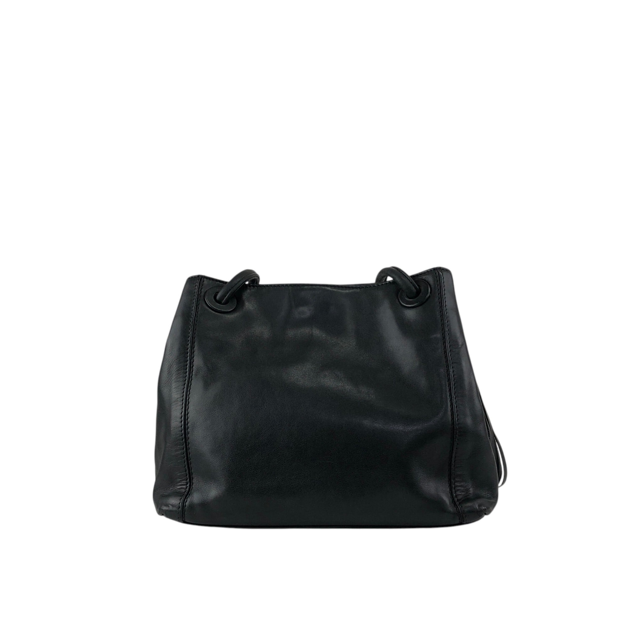 【オールド】シャネル CHANEL シャネル ショルダーバッグ ブラック ココマーク レザー