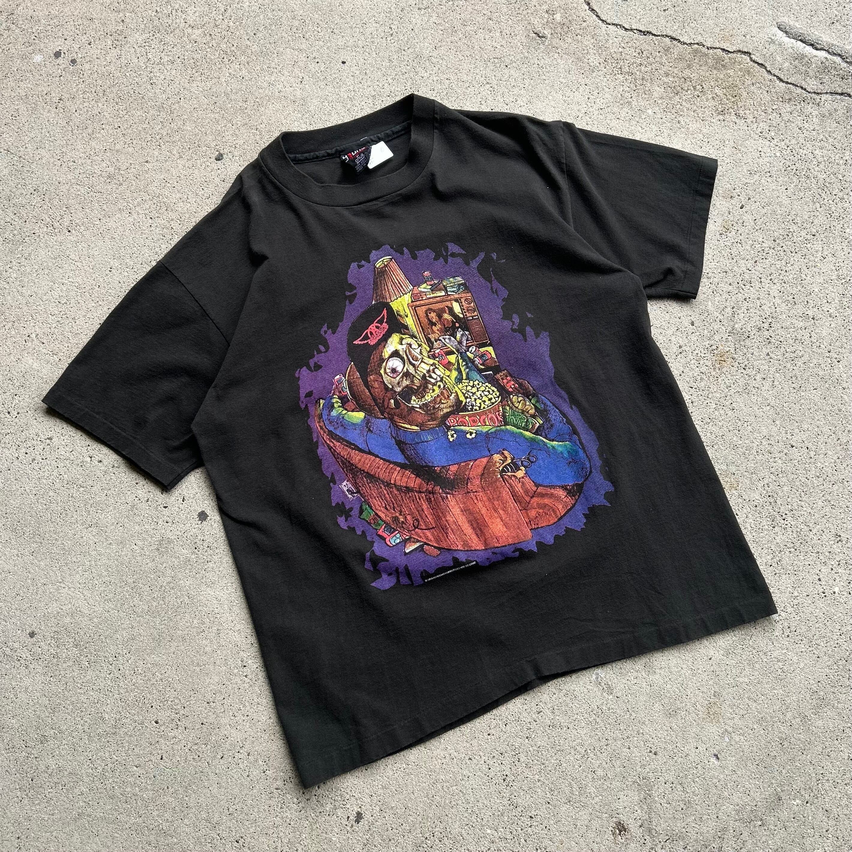 ビックネーム】00's Aerosmith×Kiss Tee “Tour 2003-2004” | spike osu
