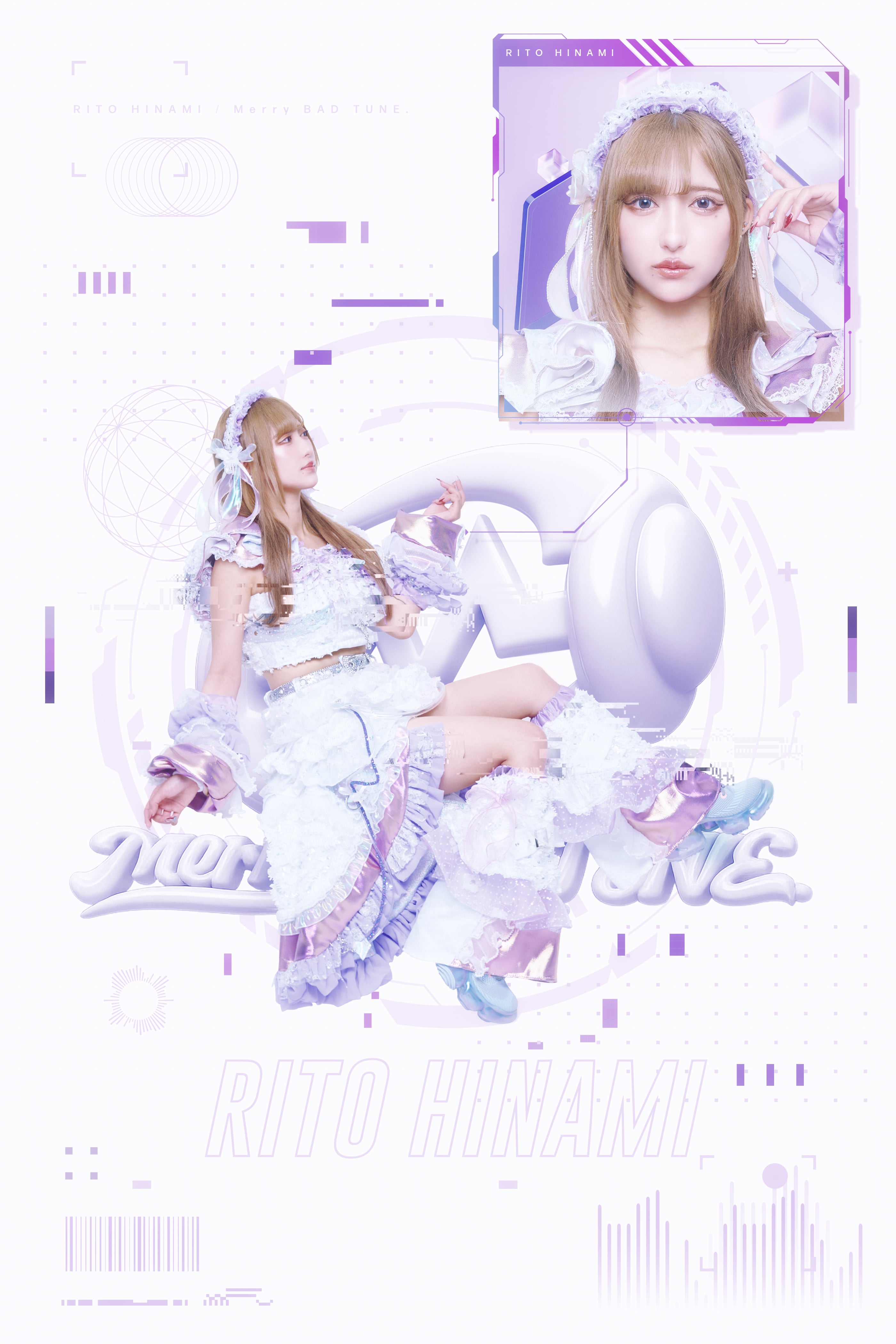 サンタ特別衣装】日南りとサイン&プチラクガキチェキ【オンライン限定