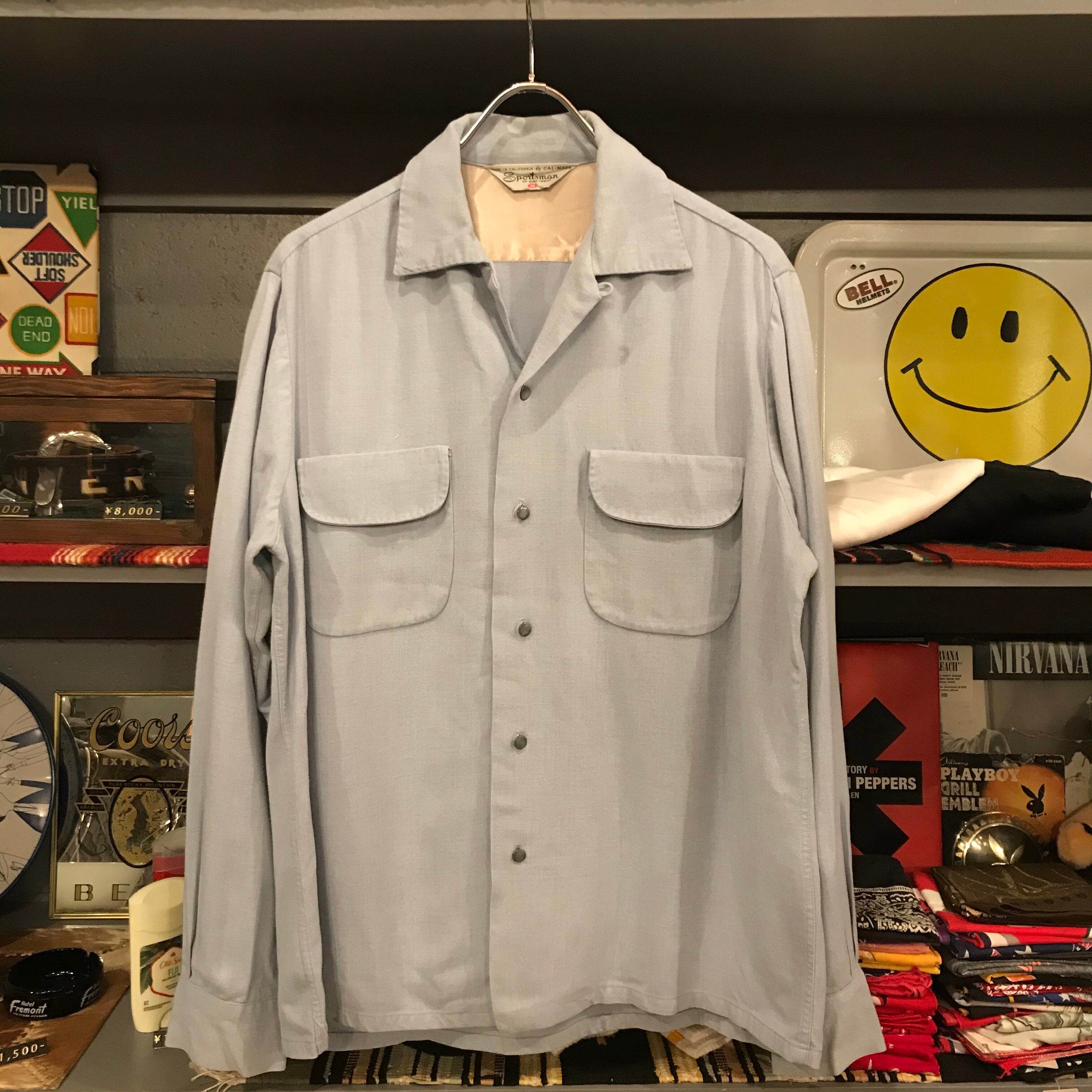 ジャケット・アウター 50's~ sports man rayon open collar shirt 50s Sportman Rayon Open Collar Shirt | VOSTOK