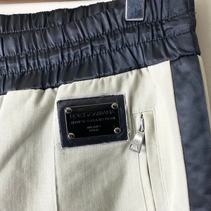 DOLCE&GABBANA side black line easy pants