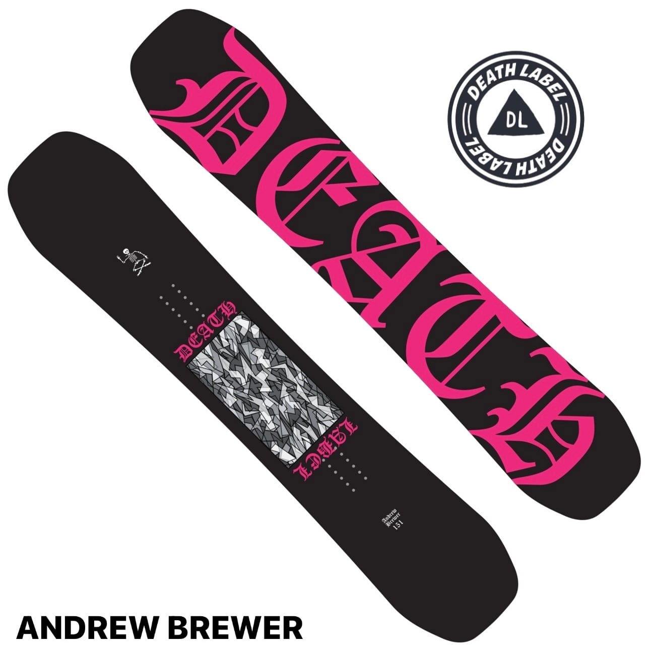 23-24 DEATHLABEL ANDREW BREWER スノーボード デスレーベル 板  