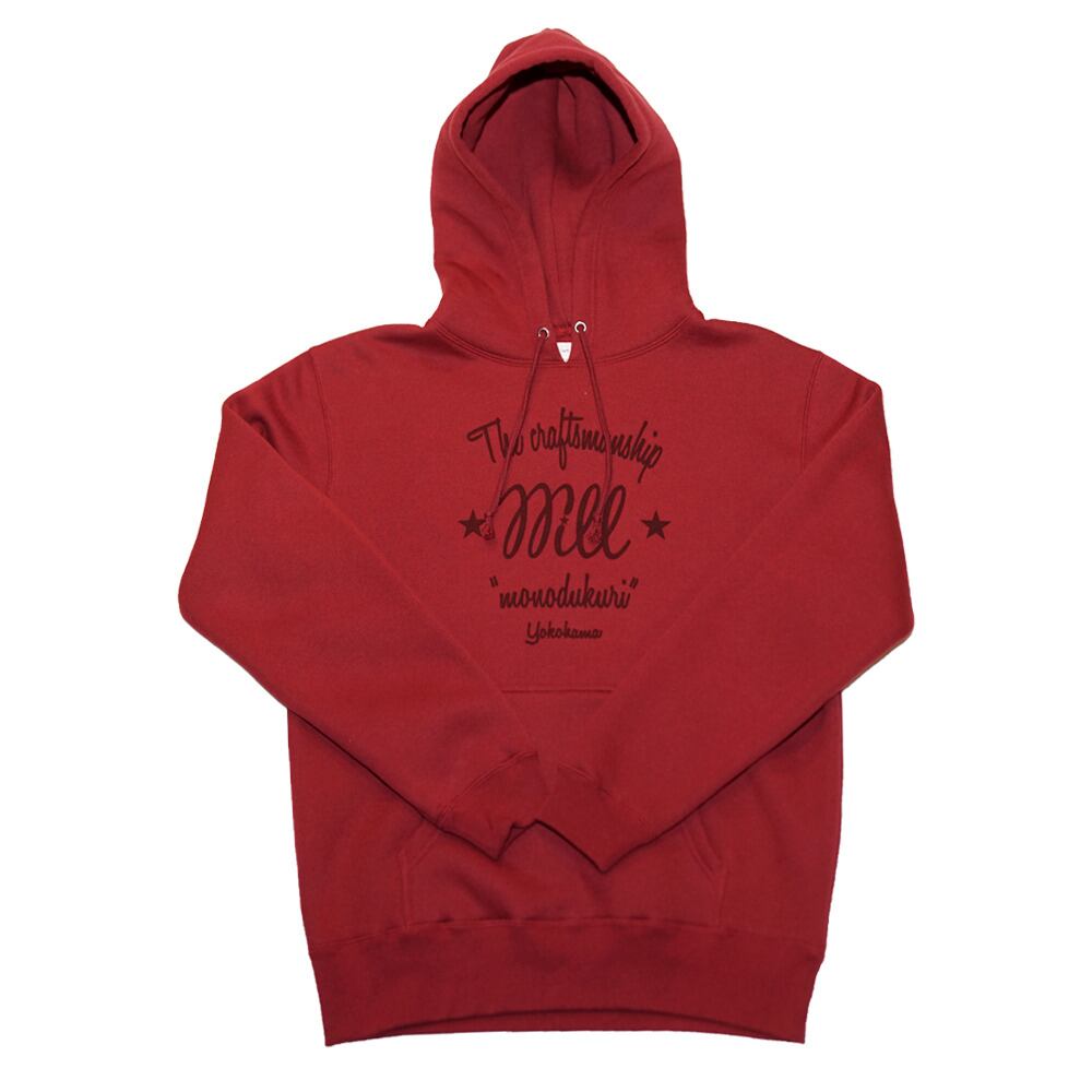 WILL CS LOGO PULLOVER HOODIE (BURGUNDY)
