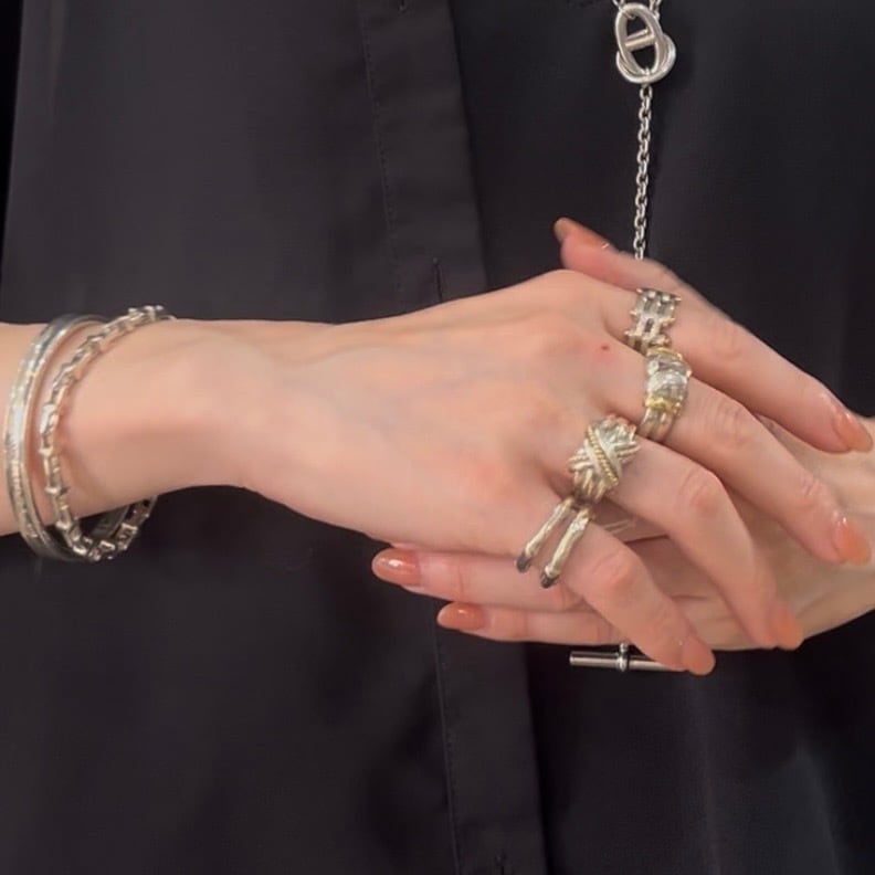 TIFFANY&CO.】【15-16】2930 TIFFANY &CO バンブーリング シルバー925