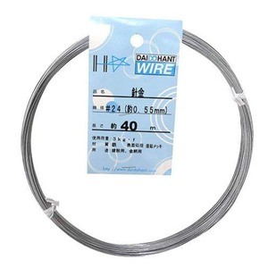 【在庫処分】ダイドーハント (軟質) メッキ針金 [ 鉄 ・ 亜鉛メッキ ] [太さ] #24 (0.55 mm) x [長さ] 40m 10155860.00