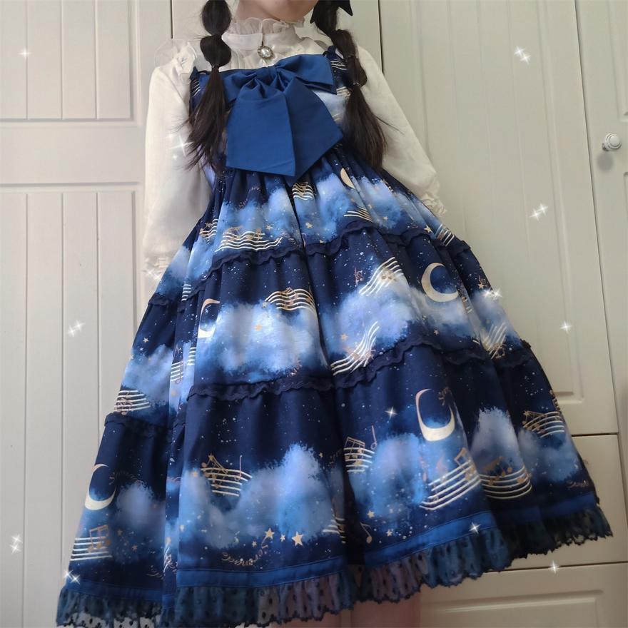 SEASONZ スイートロリータ ロリータ 夜空 ワンピース レース フリル