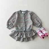 【取寄】Dailybebe コットンキャンディセットアップ｜秋服｜韓国子供服｜26/AT