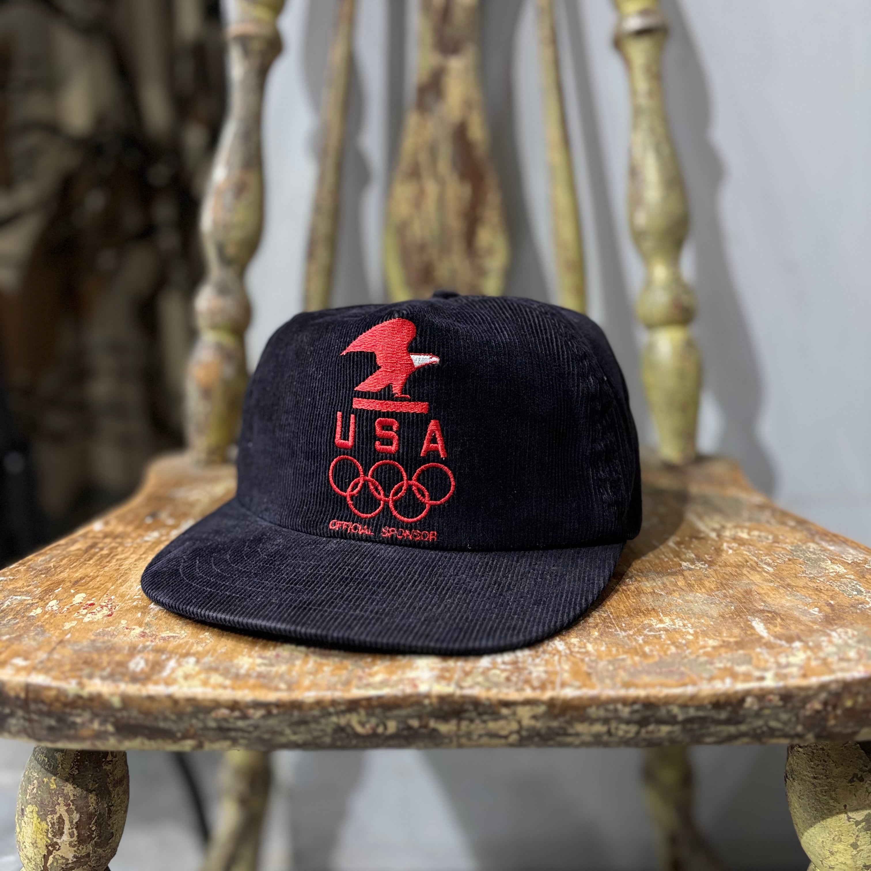 90s Team USA "Olympic" corduroy cap【仙台店】