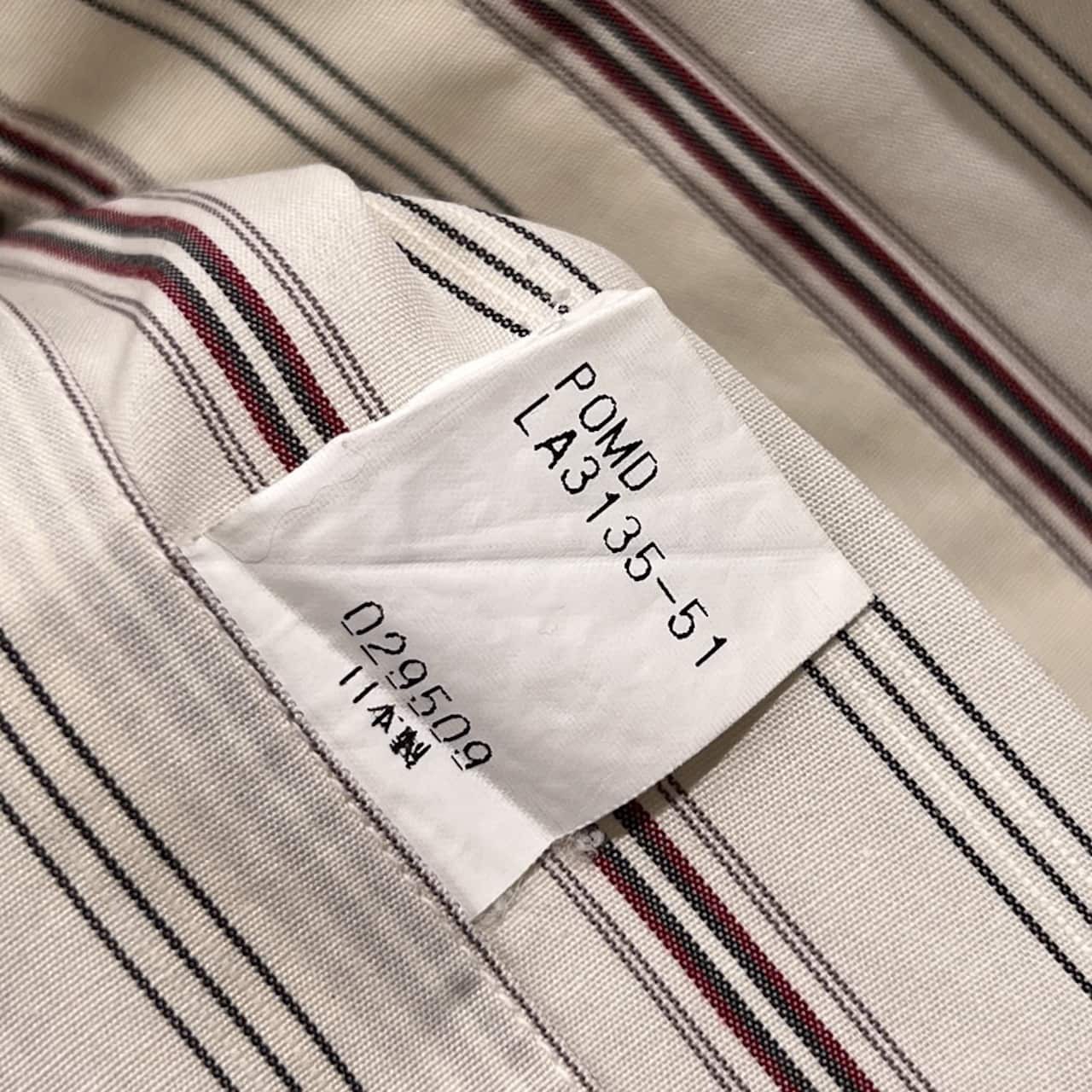 90s 00s Polo by Ralph Lauren ポロ ラルフローレン ESTATE ストライプ 長袖 ワイシャツ ドレスシャツ 41-82 /ホワイト系 メンズ ビンテージ