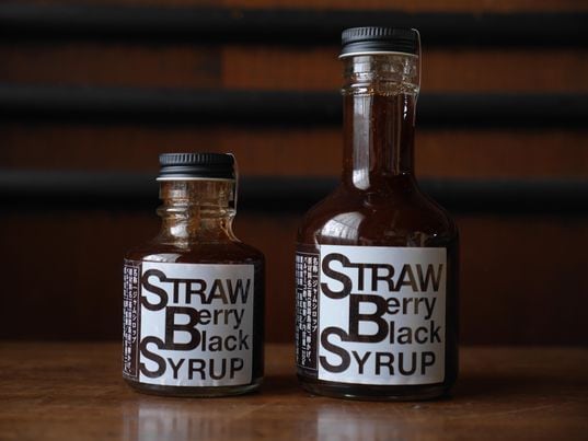 Strawberry Black Syrup-苺と古式みりんとバルサミコ-Small SIZE