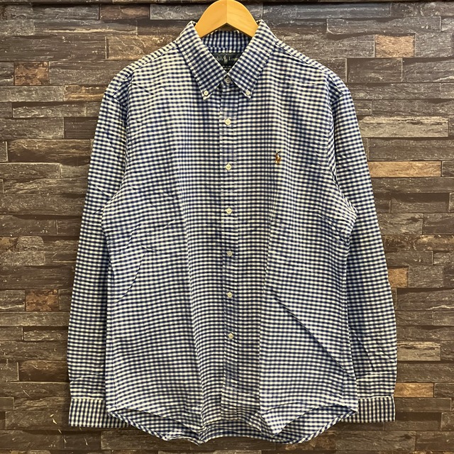 【DEADSTOCK】RALPH LAUREN OXFORD GINGHAM CHECK SHIRT
