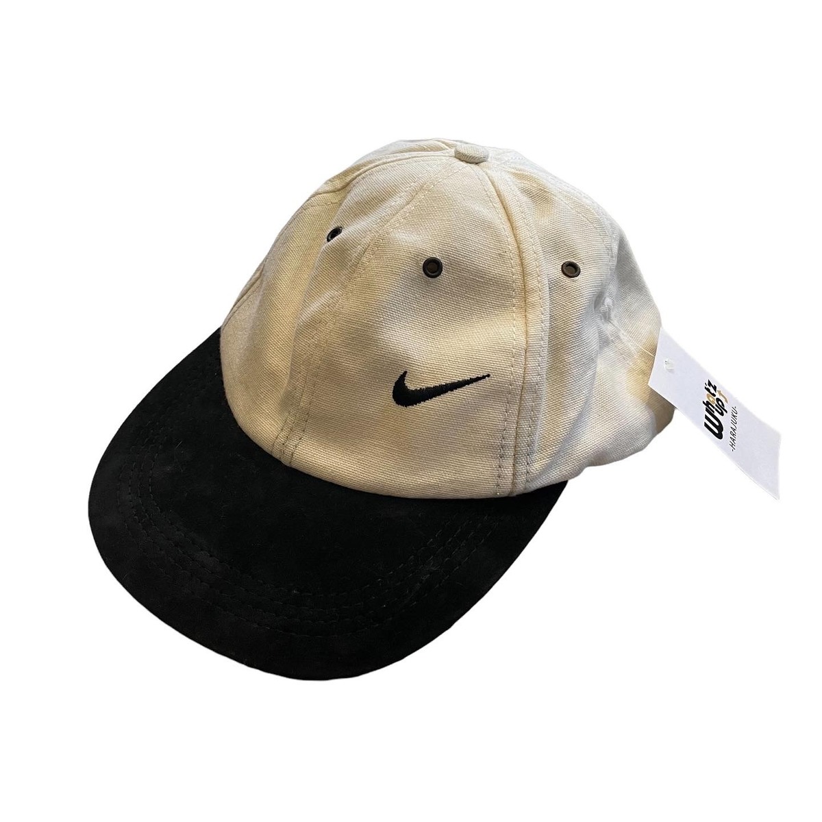 90s NIKE "leather brim" cap | What'z up