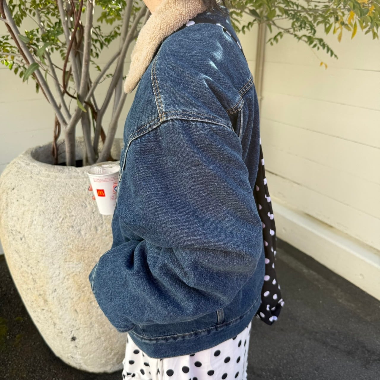 リラックボアデニムブルゾン_LN03752 | lanan(ラナン)