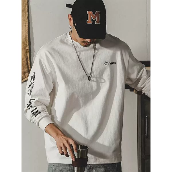 Sleeve letter design L/C Tee P750
