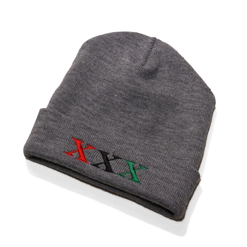 Stay Black Salute XXX BEANIE CAP (GREY)