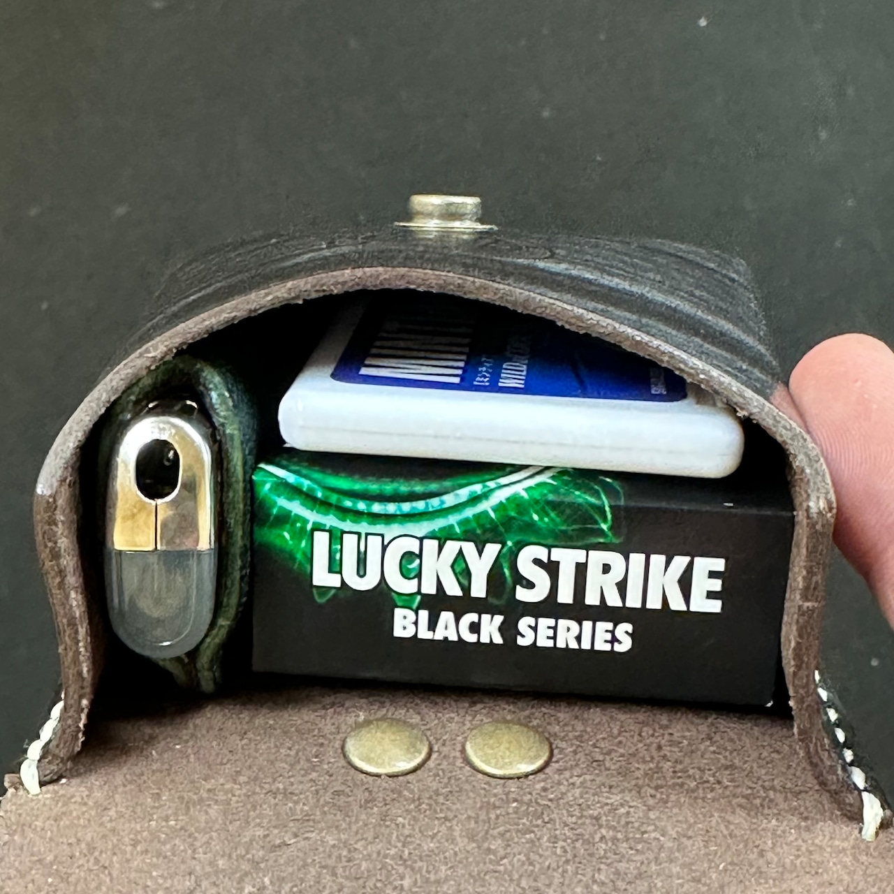 ポーチ MOKE ブライドルレザー