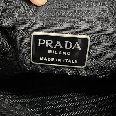 PRADA　プラダ エナメル　バッグ　ハンドバッグ　ブラック【表参道t02】 | ブランド古着Brooch powered by BASE