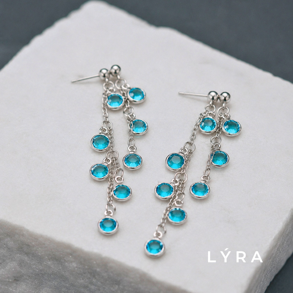数量限定】オーシャンドロップピアス | LYRA（ライラ） | 金属